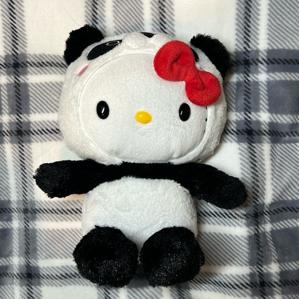 Sanrio Hello Kitty Panda 8in Plush